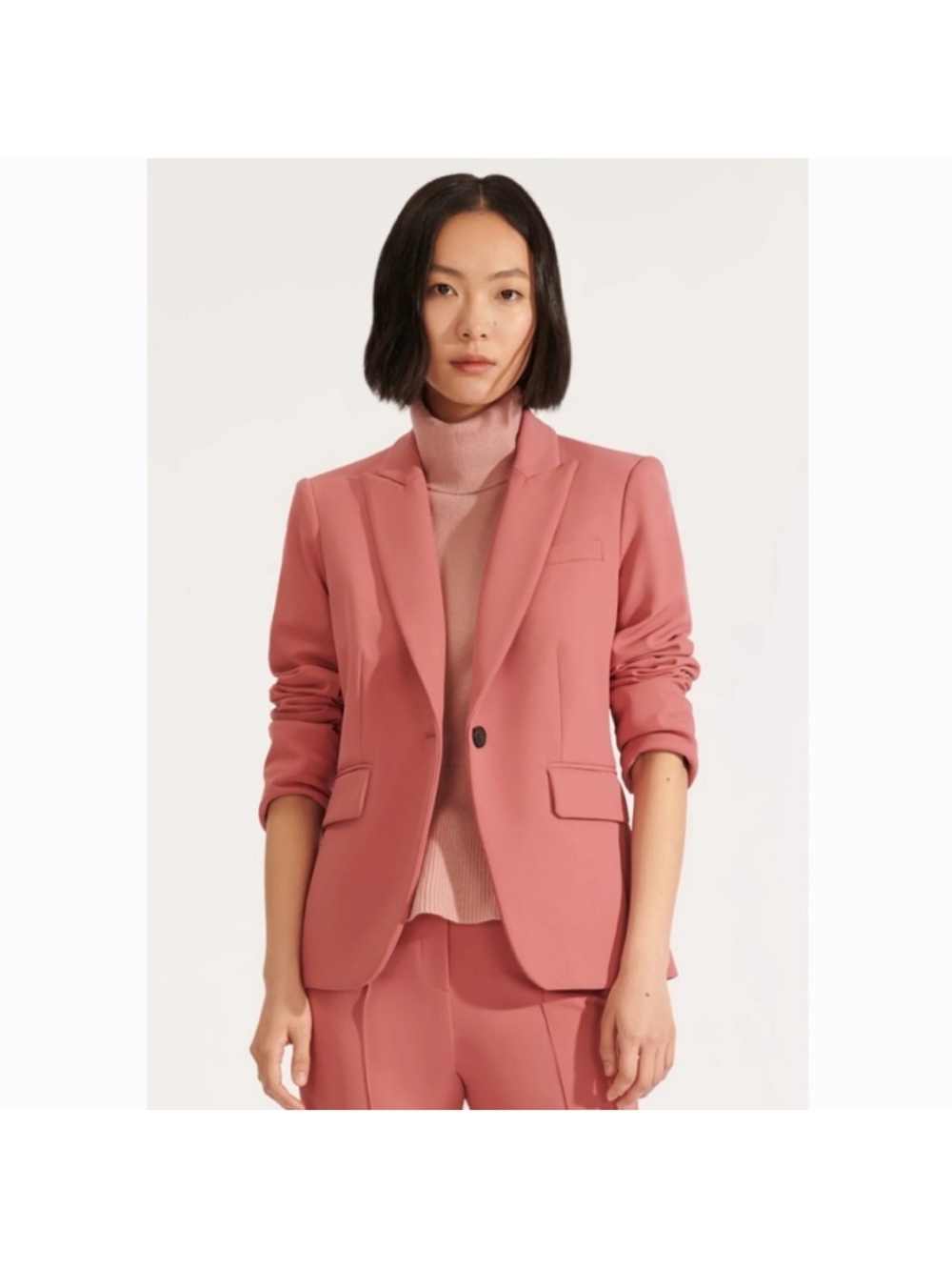 Veronica Beard mauve Cutaway dickey jacket blazer NWT